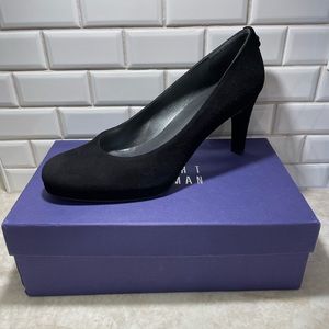 Stuart Weitzman black suede size 10 heels